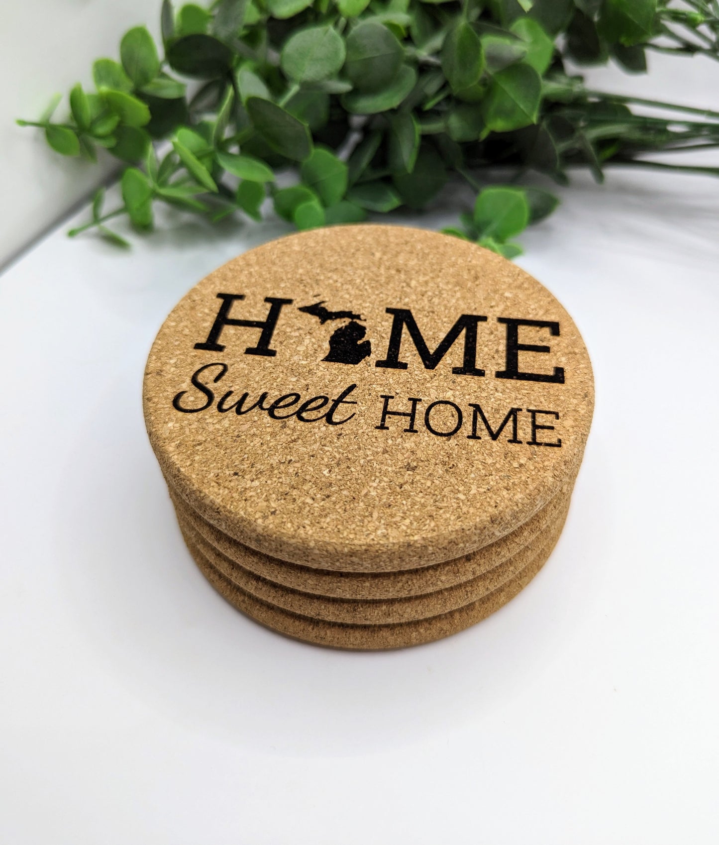 State Cork Coasters